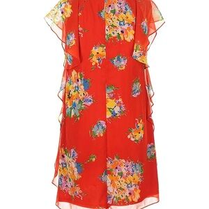 Lauren Ralph Lauren Red Floral Dress - Women’s 12P
